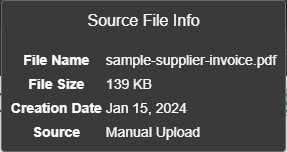 Source File Popup